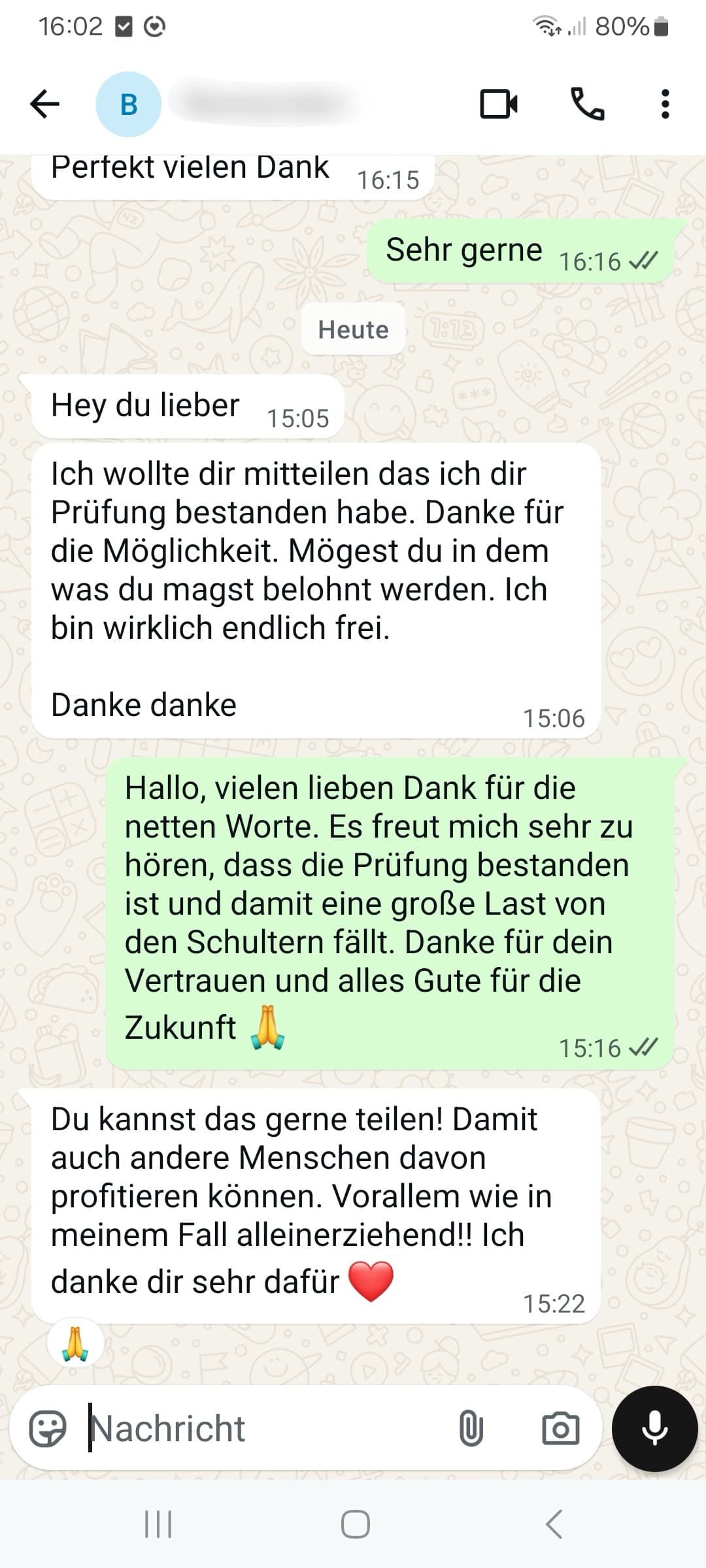 Kundenfeedback per WhatsApp 5