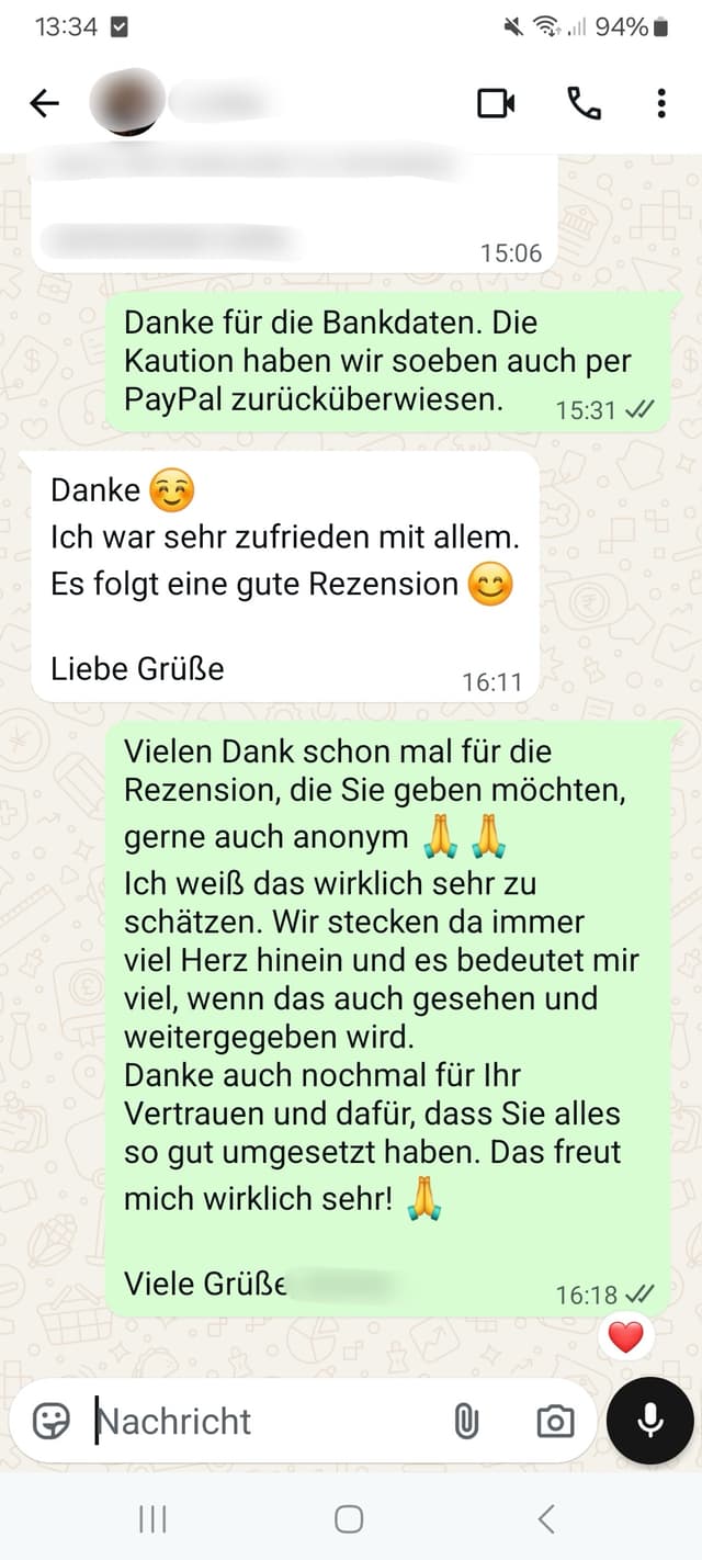 WhatsApp-Feedback Kundenstimme 11