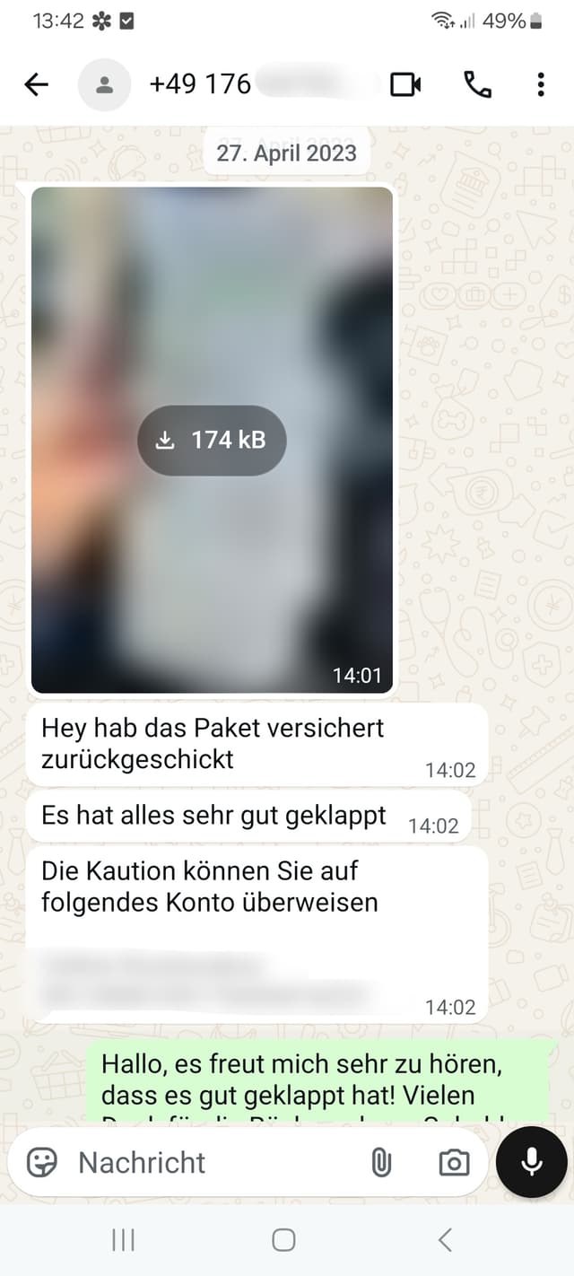 WhatsApp-Feedback Kundenstimme 56